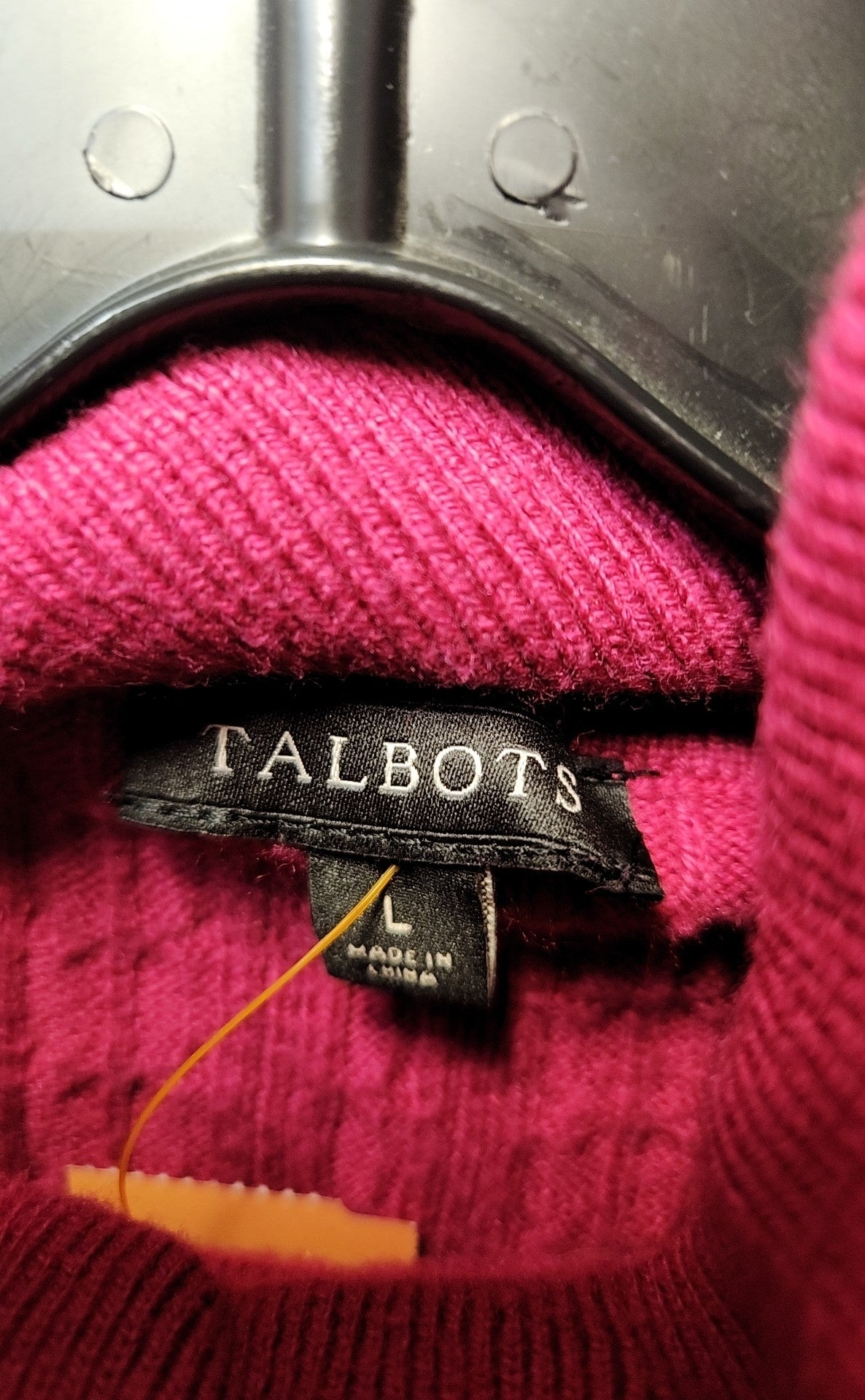 Talbots Women's Size L Pink Sweater