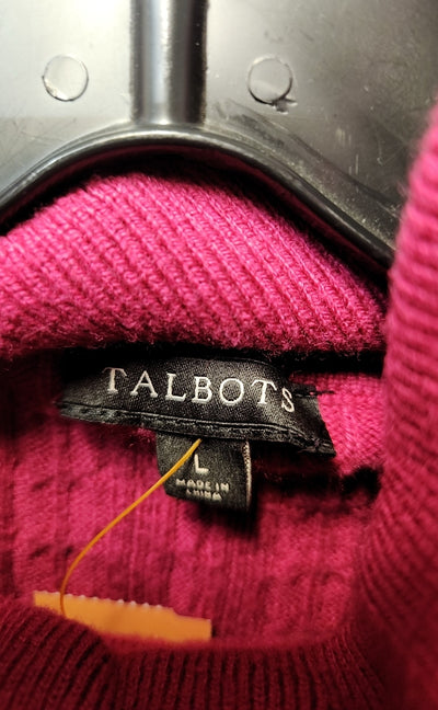 Talbots Women's Size L Pink Sweater