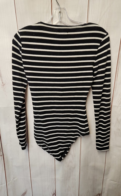 Madewell Women's Size S Black & White Bodysuit