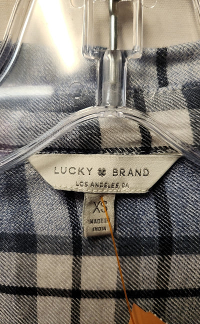 Lucky Brand Women's Size XS Blue Long Sleeve Top