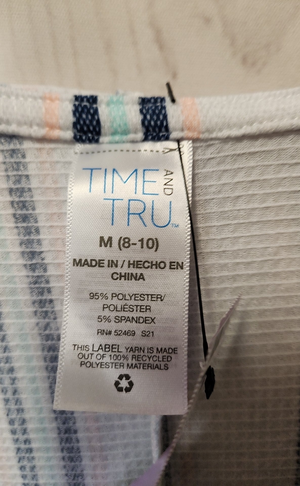 Time and Tru Women's Size M White Cover-Up