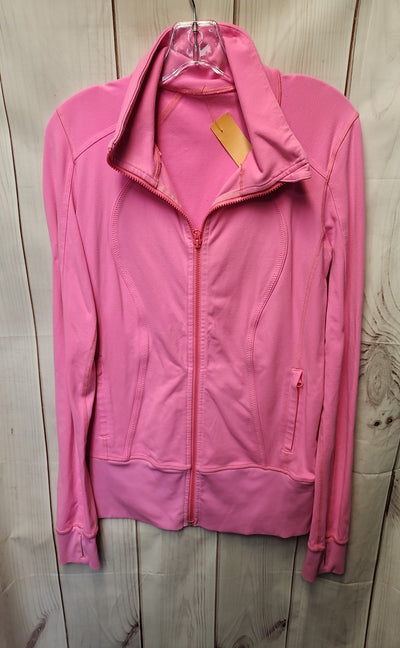 Lululemon Women's Size 8 Pink Active Jacket AS IS- pilling