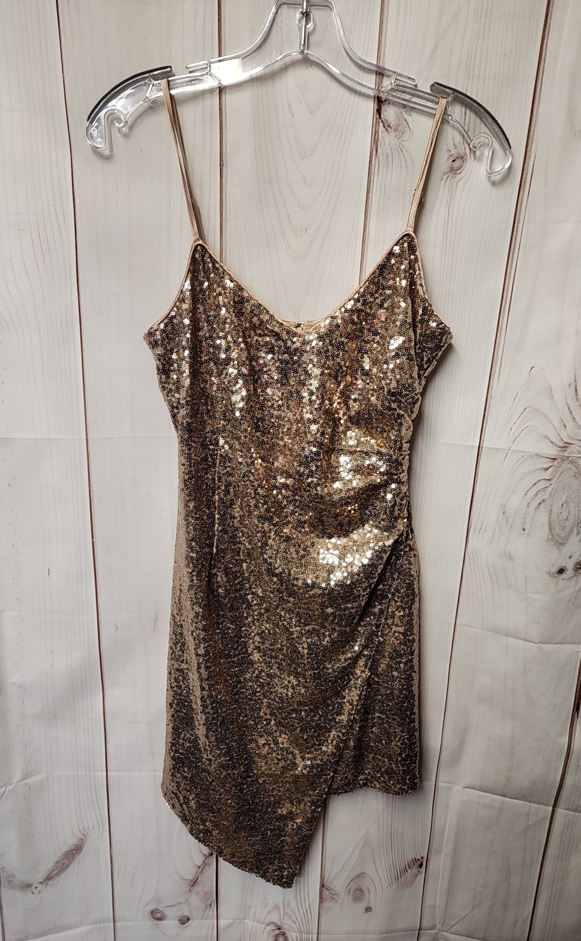 Lulus Women's Size S Beige Sequined Dress