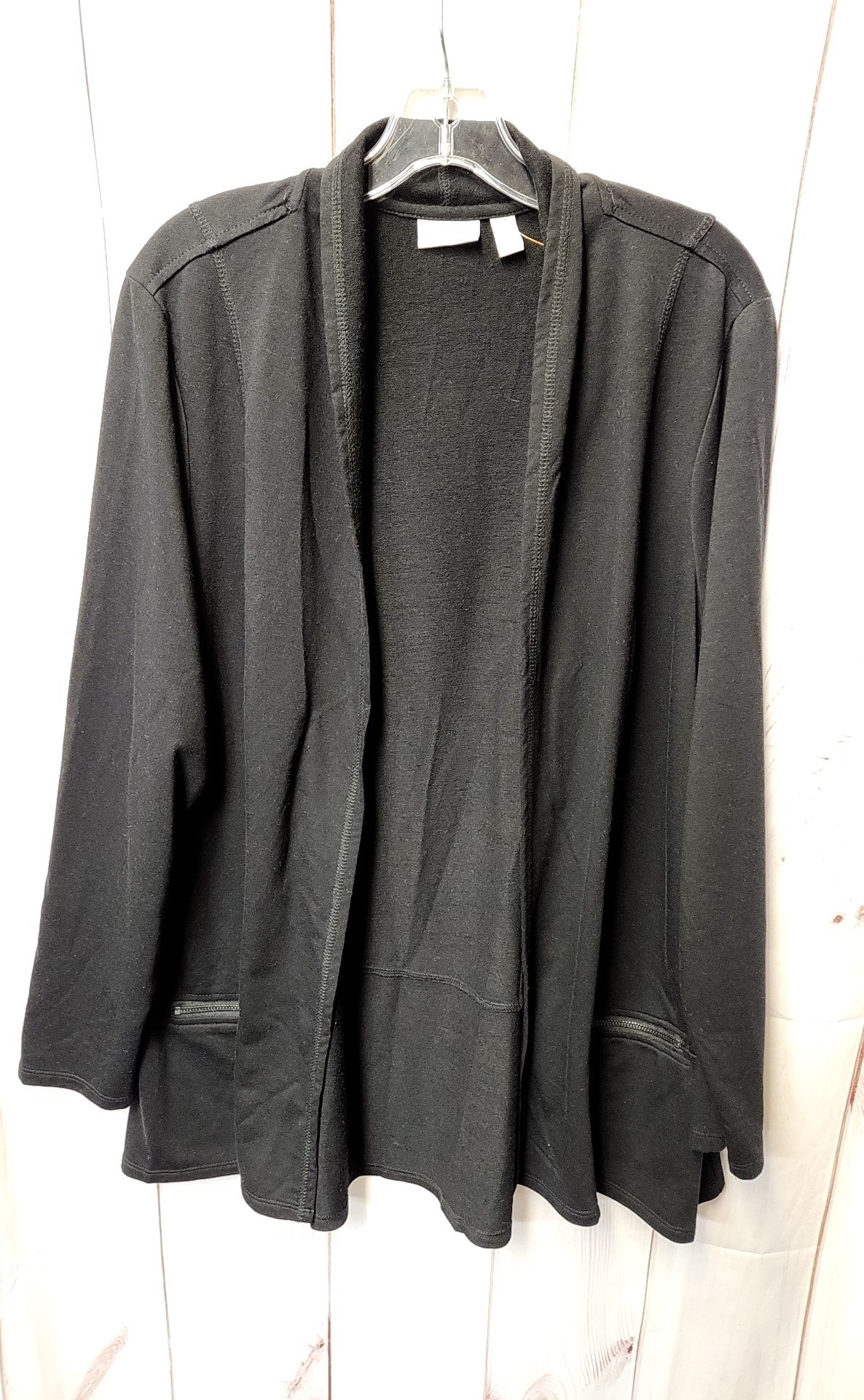 Logo Women's Size XL Black Cardigan