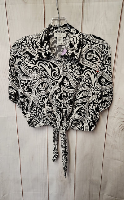 Rachel Zoe Women's Size XS Black Short Sleeve Top