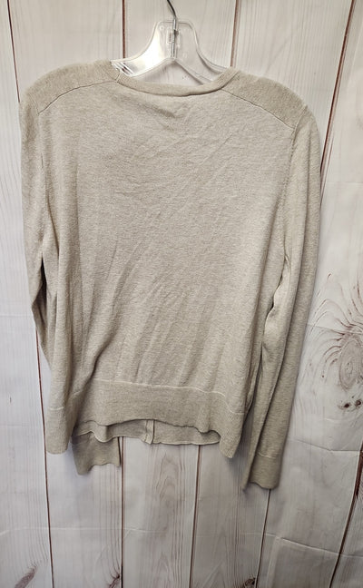 Loft Women's Size L Beige Cardigan
