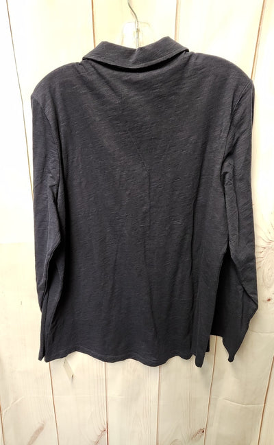NWT Talbots Women's Size 1X Navy Long Sleeve Top