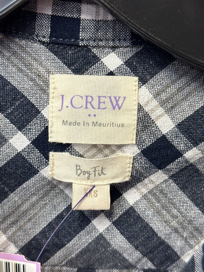 J Crew Women's Size XXS Navy Long Sleeve Top