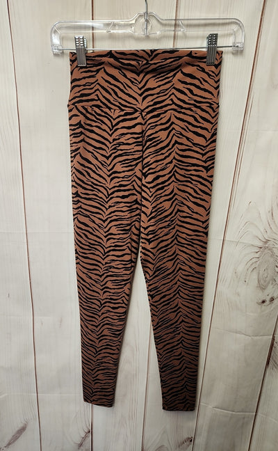 Muscle Sisters Women's Size M Brown Animal Print Leggings