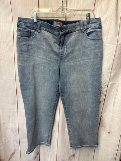 Chico's Women's Size 3 = US 16 Blue Jeans