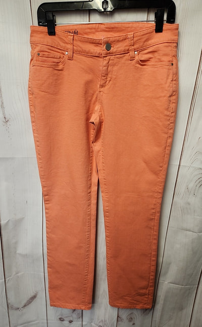 Ann Taylor Women's Size 4 Petite Orange Jeans Modern Fit