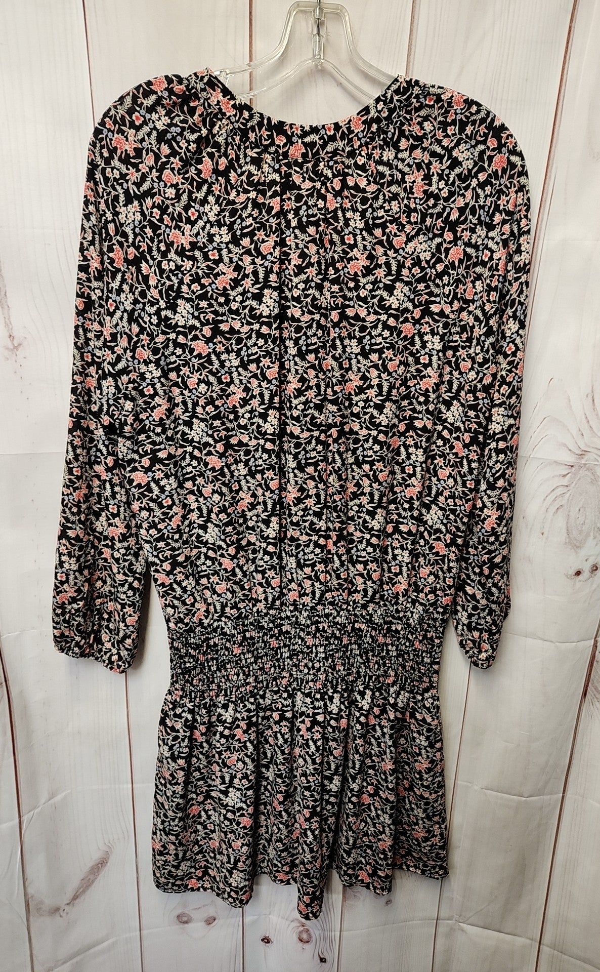 Allison Joy Women's Size M Black Floral Dress