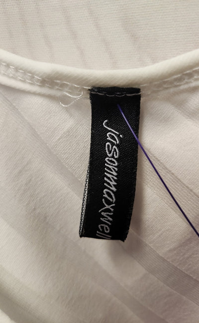 Jason Maxwell Women's Size L White Sleeveless Top