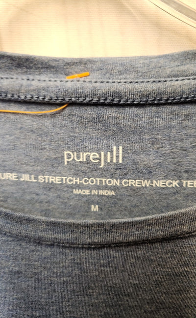 Pure Jill Women's Size M Blue Long Sleeve Top
