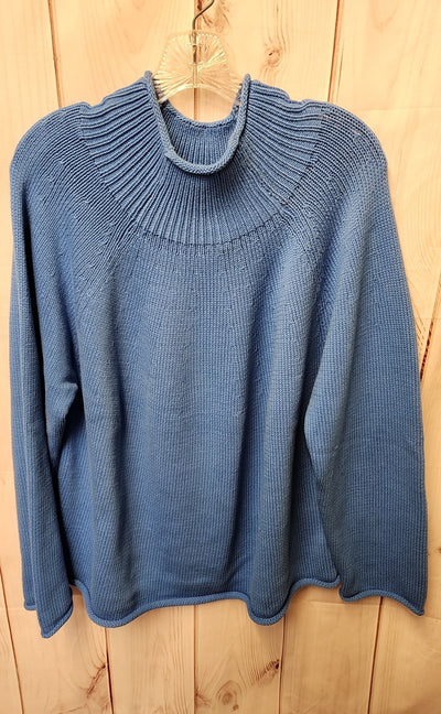 J Crew Women's Size XXL Blue Sweater