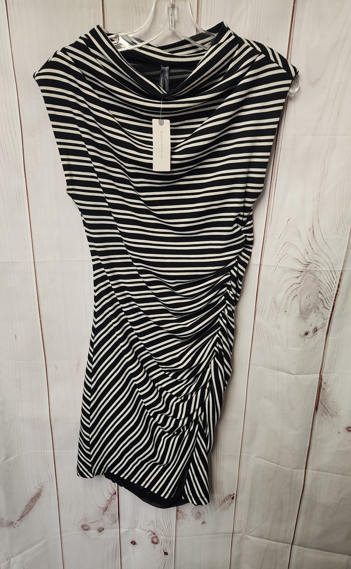 NWT Anthropologie Women's Size S Black & White Dress