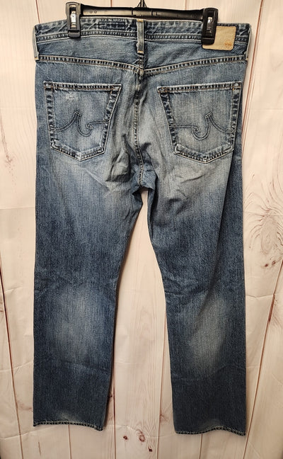 AG Adriano Goldschmied Men's Size 36 Blue Jeans The Protege Straight Leg