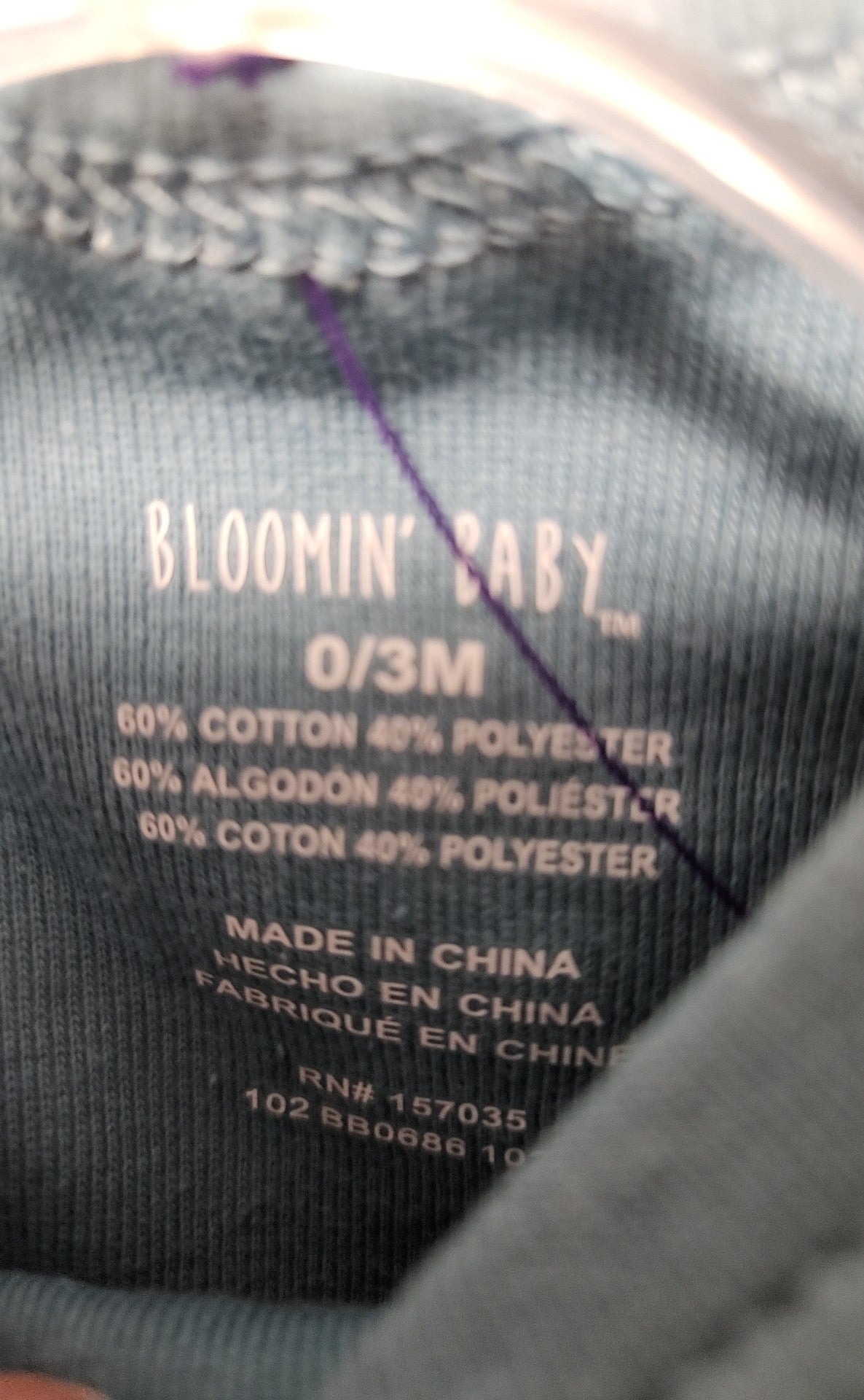 NWT Bloomin Baby Boy's Size 0-3 Months Blue 2 Pcs Pajamas