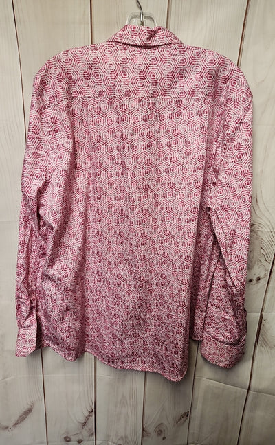 Robert Graham Men's Size XL Pink Shirt