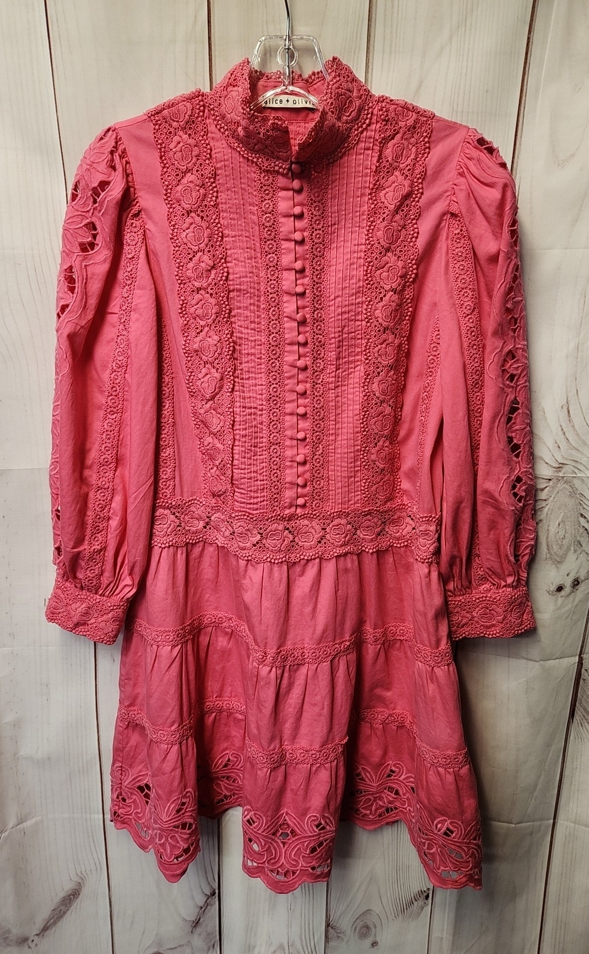 Alice & Olivia Women's Size 6 Pink Dress