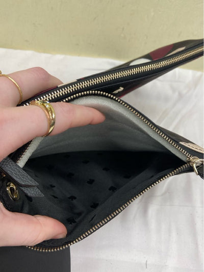 3PCS Kate Spade Black Floral Pouch
