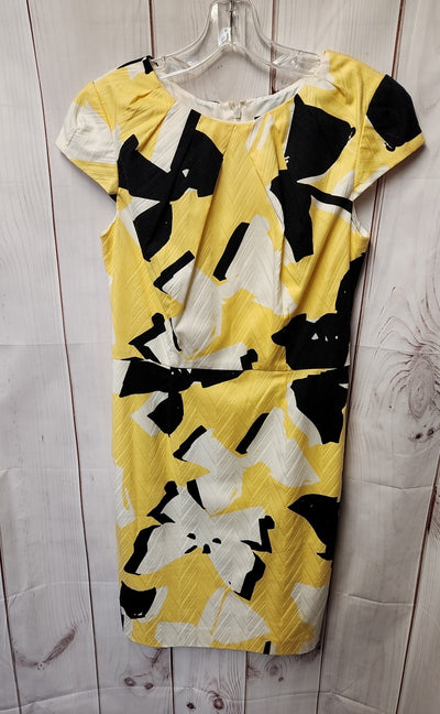 Chetta B Women's Size 6 Black & Yellow Dress