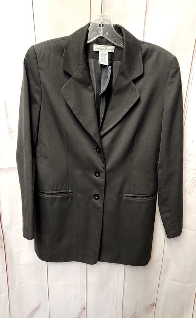 Stephanie Andrews Women's Size 8 Petite Black Jacket