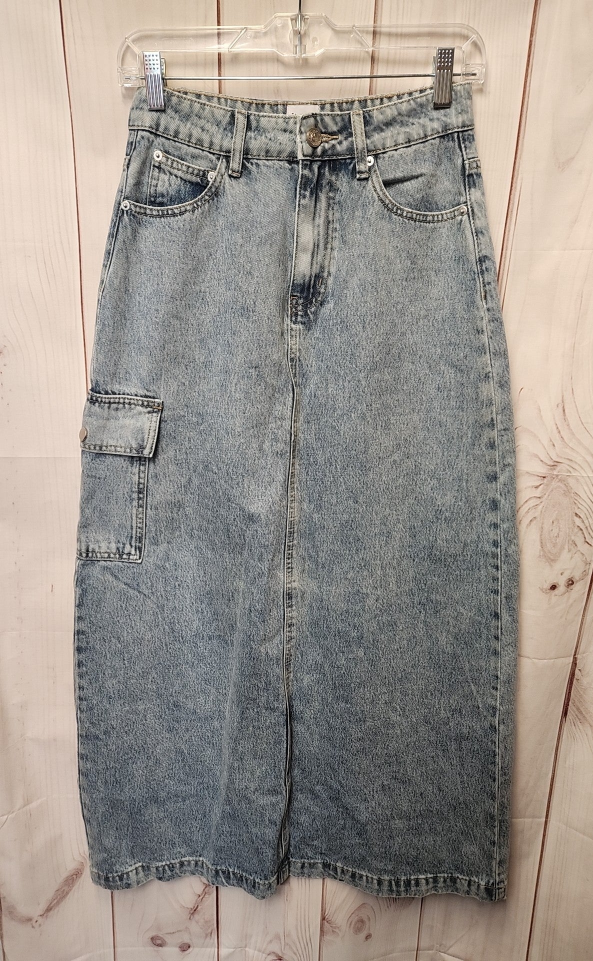 Princess Polly Women's Size 2 Blue Skirt
