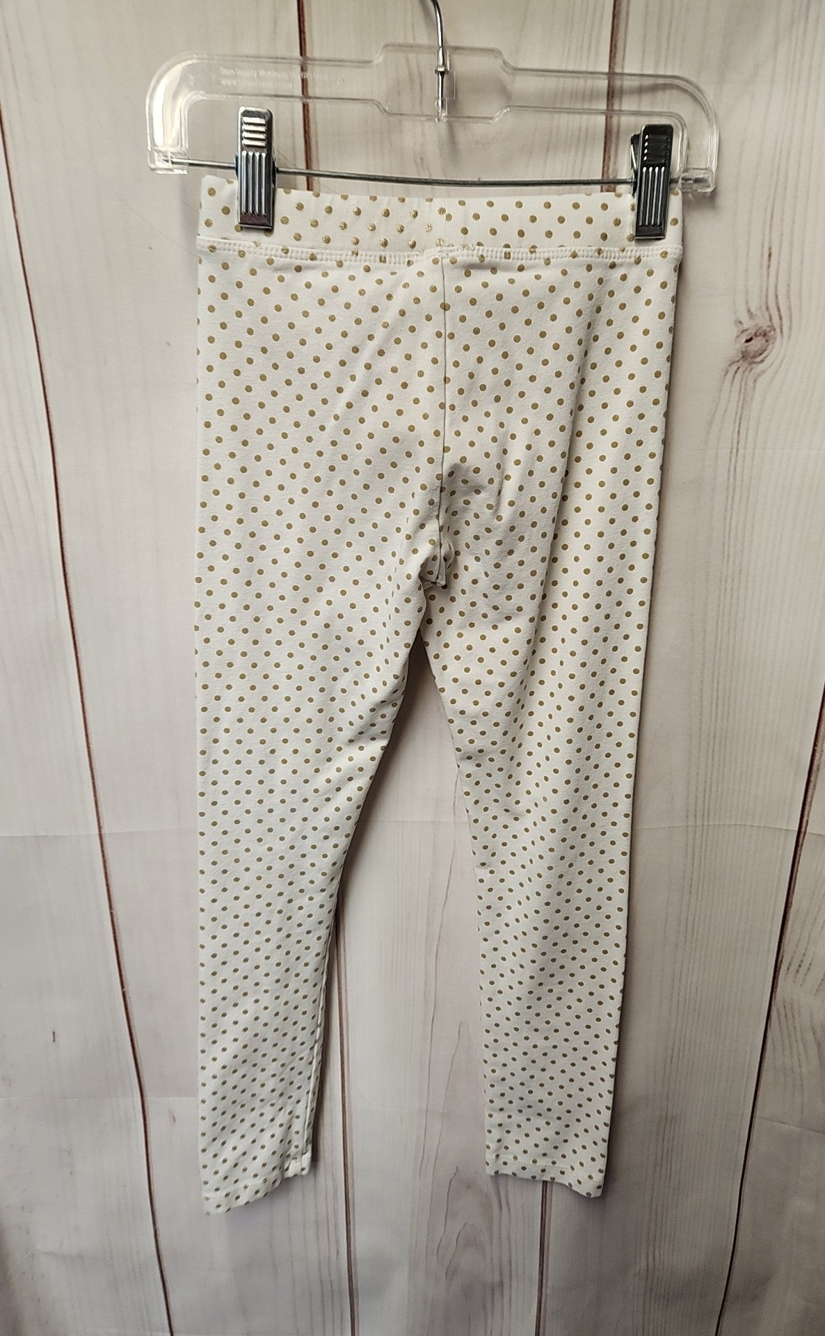 Crewcuts Girl's Size 6/7 White Leggings
