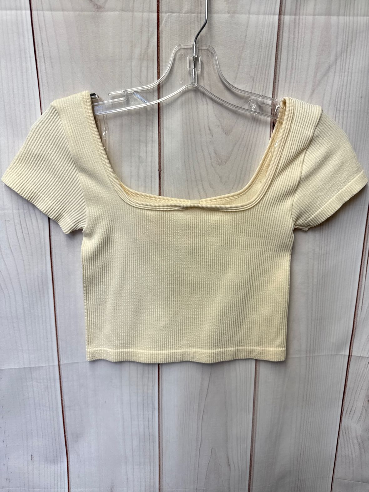 NWT ANWND Women's Size Small/Medium Beige Short Sleeve Top