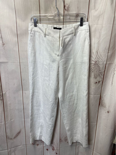 NWT Talbots Women's Size 2 White Linen Pants