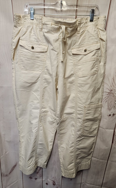Pilcro Anthropologie Women's Size L White Pants