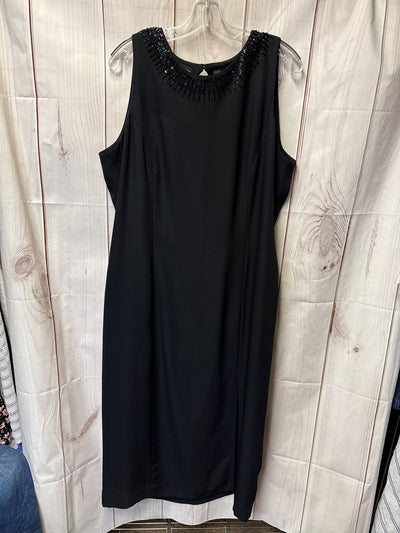 Liz Claiborne Women's Size 20 Black Beaded Dress