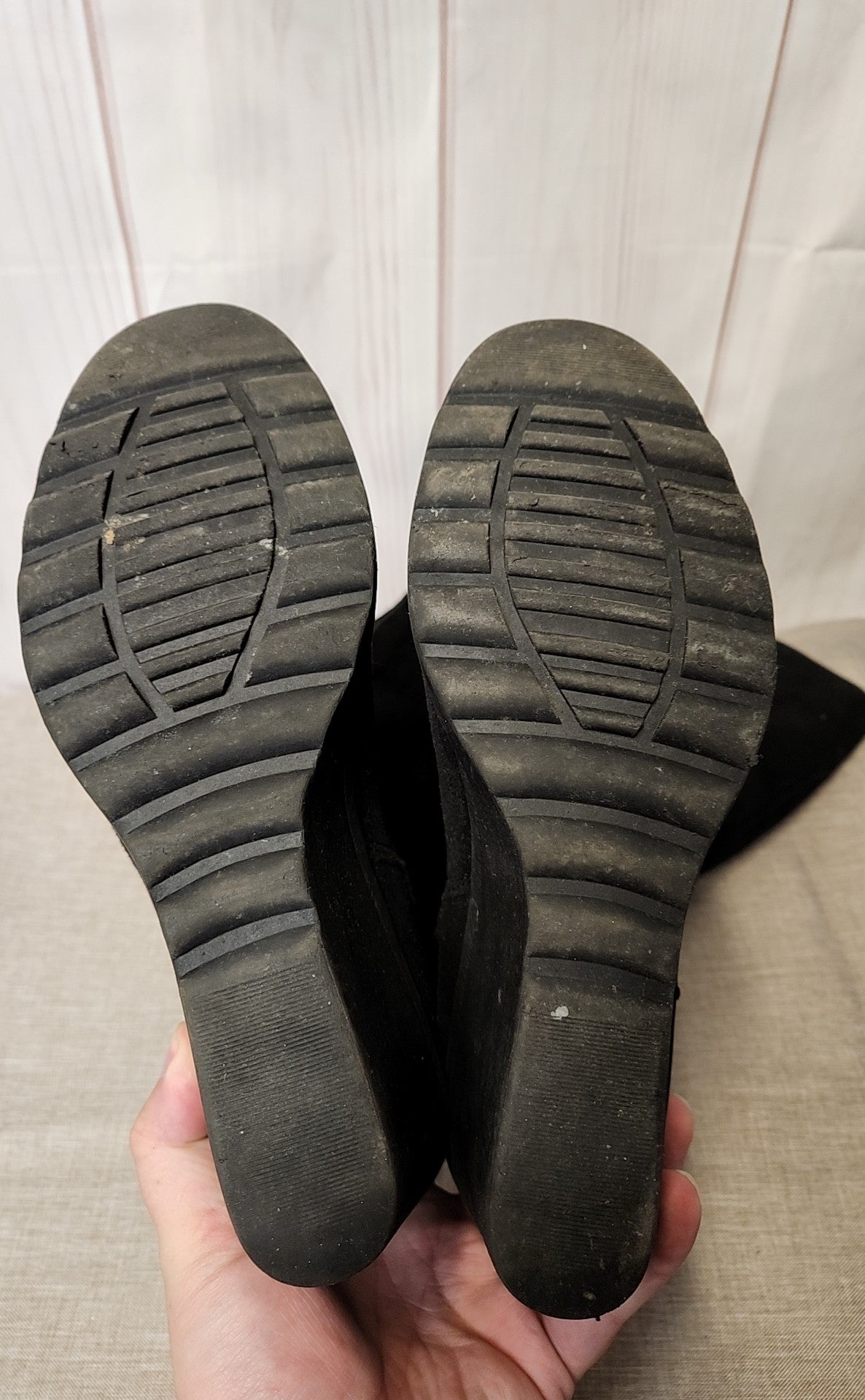 Bass Women's Size 8-1/2 Black Boots Shoes