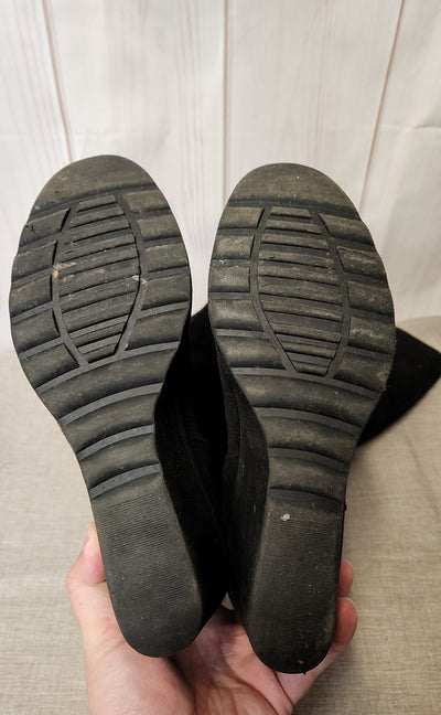 Bass Women's Size 8-1/2 Black Boots Shoes