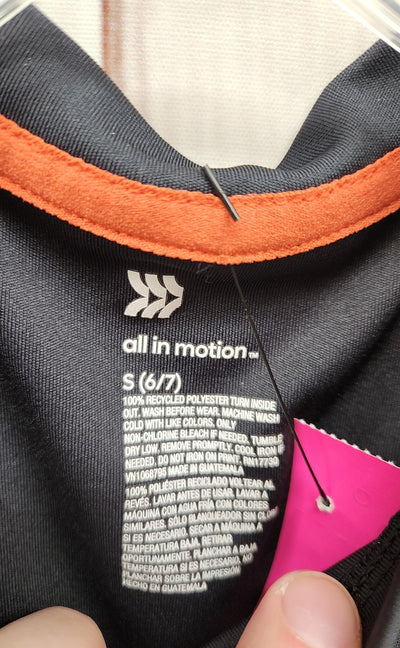 All in Motion Boy's Size 6/7 Black Shirt