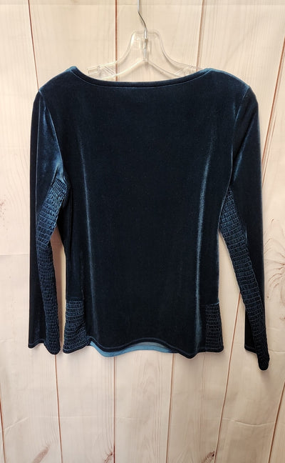 Sundance Women's Size S Teal Long Sleeve Top