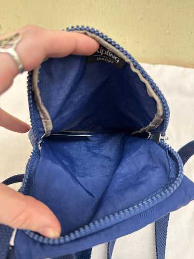 Kipling Blue Crossbody Purse Bag