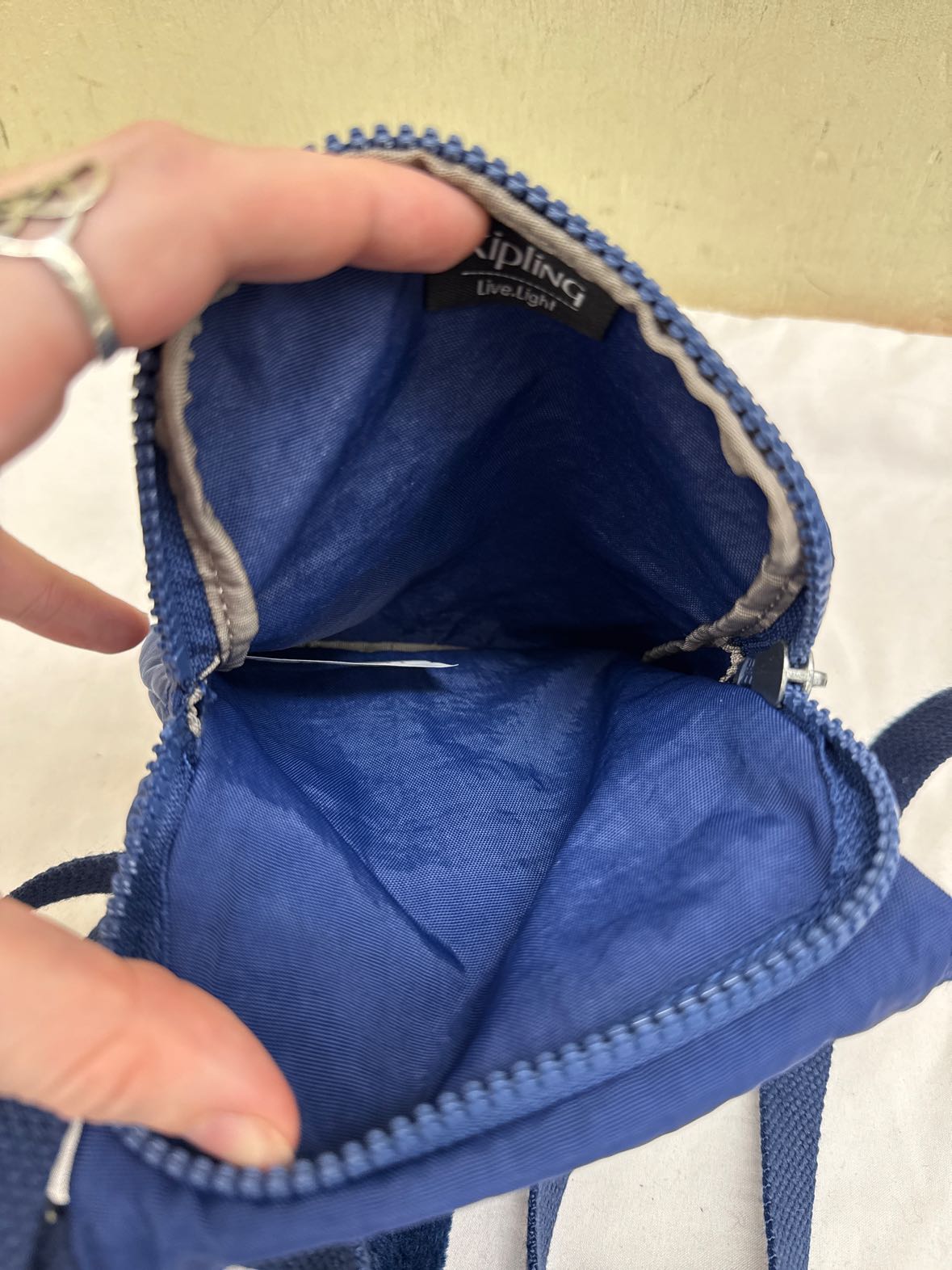 Kipling Blue Crossbody Purse Bag