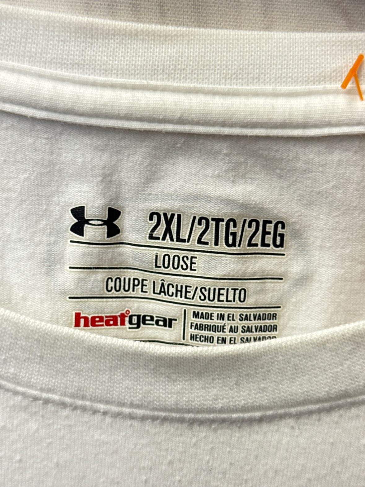 Under Armour Men's Size 2XL White Shirt