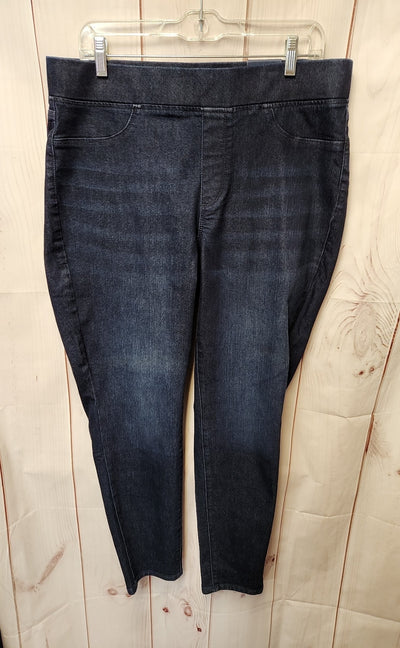 NWT Talbots Women's Size 14 Blue Pants Pull-on Jegging