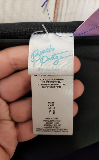 NWT Beach Party Women's Size 18 Blue Tankini