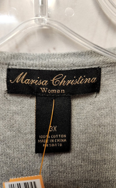Marisa Christina Women's Size 3X Gray Sweater