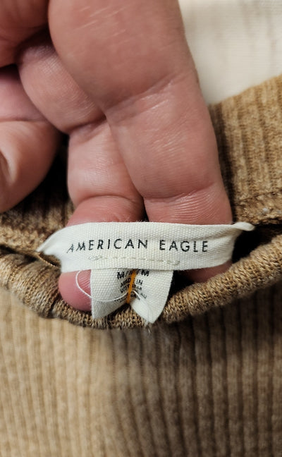 American Eagle Women's Size M Tan Sweatpants