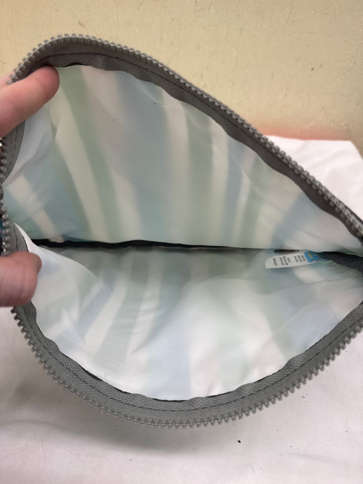 Blue & Green Wristlet