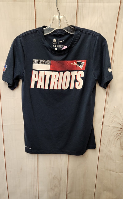 Patriots Boy's Size 8/10 Navy Shirt