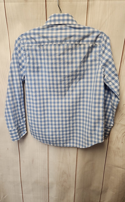 Untuckit Boy's Size 6/7 Blue Shirt