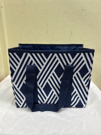 Blue & White Tote Bag