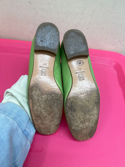 Bruno Magli Women's Size 38 = 7-1/2 Green Flats