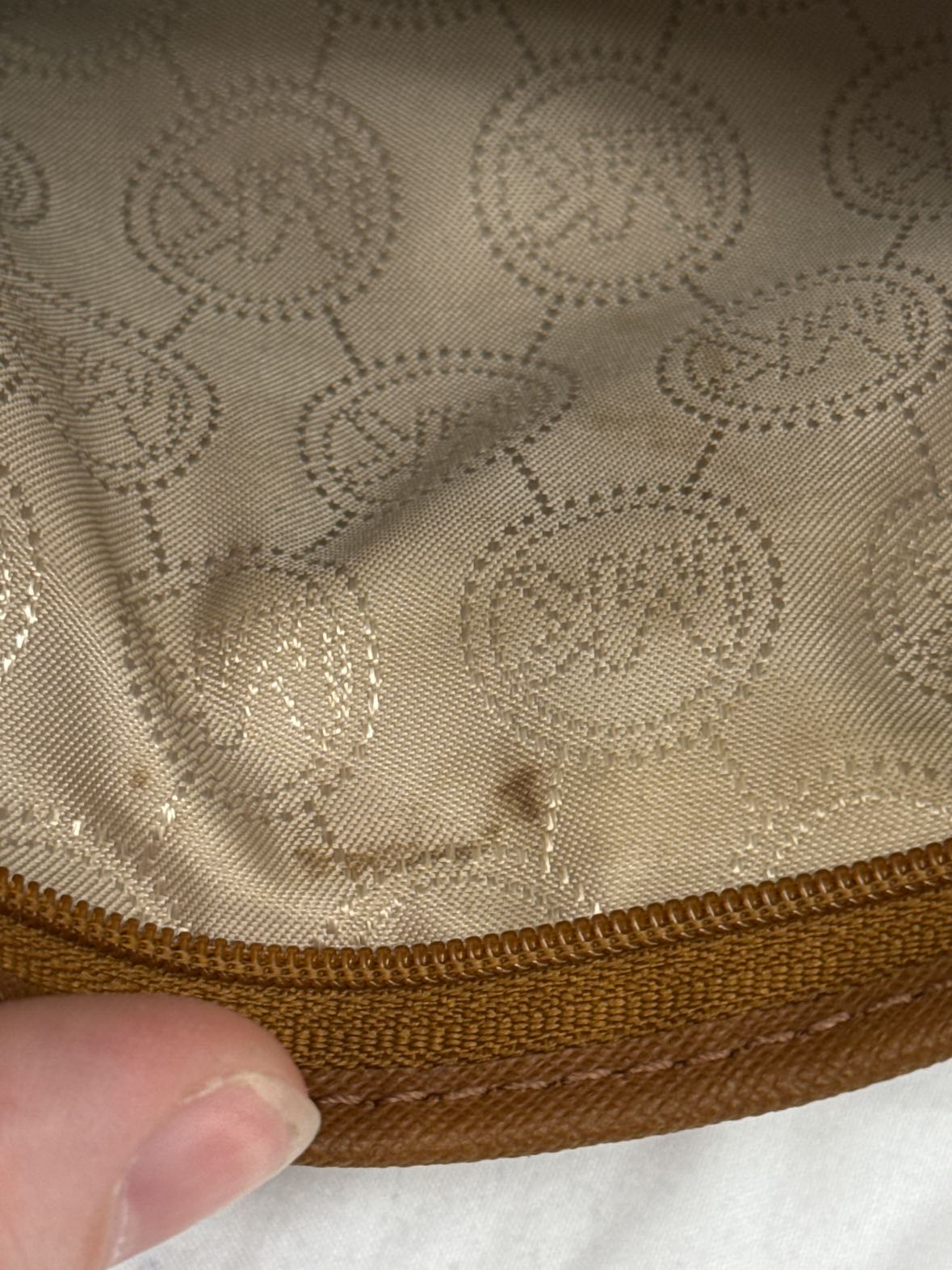 Michael Kors Purple Wristlet AS IS - stains